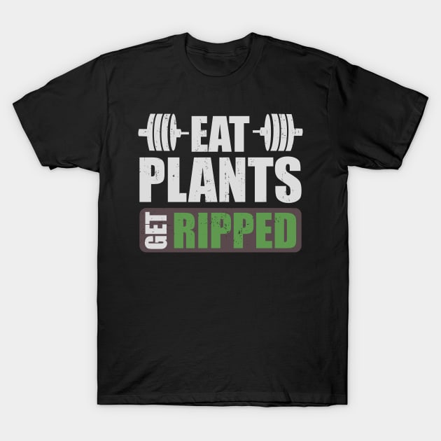 Vegan Body Building T-Shirt by jslbdesigns